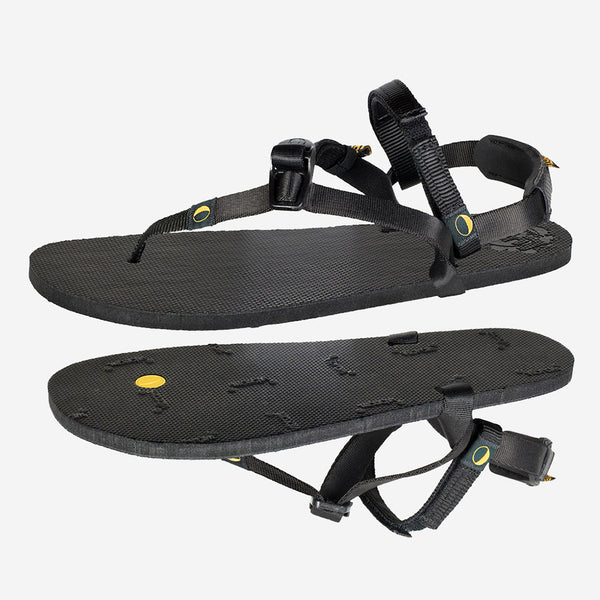 靴 LUNA SANDALS Mono Winged Edition Mono Winged Edition - Black | LUNA Sandals